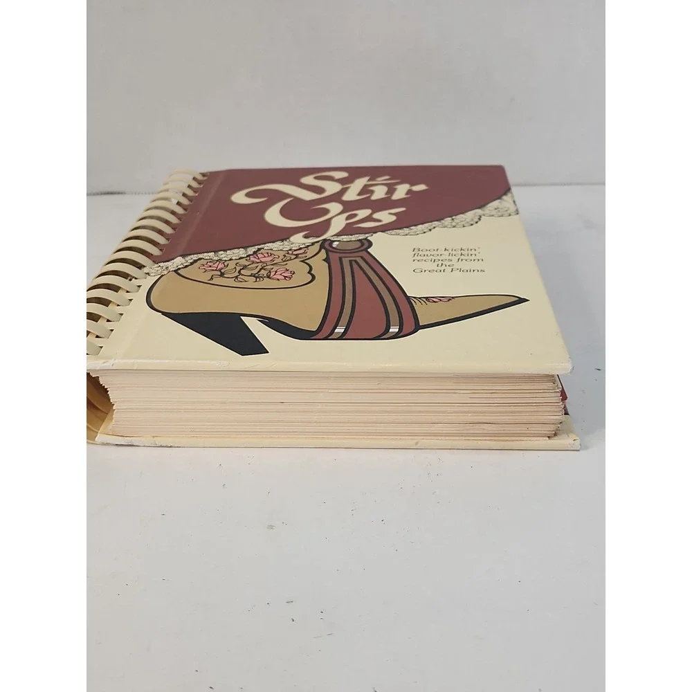 1987 Stir Ups Cookbook Junior Welfare League Enid Oklahoma Spiral Bound